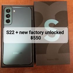 Samsung S22+ NEW FACTORY UNLOCKED 