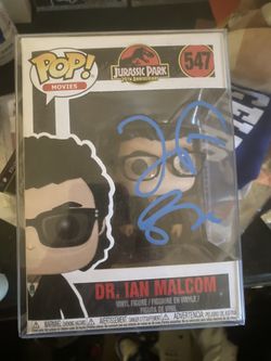 Jeff Goldblum Signed Jurassic Park Funko