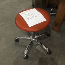 Adjustable Height Stool On Wheels