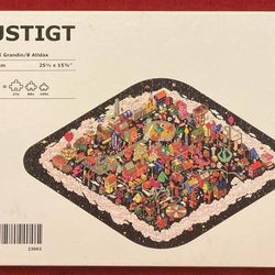 IKEA Lustigt jigsaw puzzle diamond shaped 211 pieces of different sizes complete 