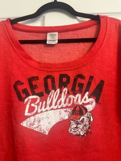 University of Georgia women’s sweater sweatshirt top size large extra large long sleeve UGA