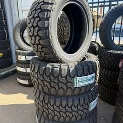 33x12.50R20LT $750 CASH OUT THE DOOR Set Of 4 New Tires Mounted & Balanced