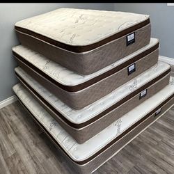 Queen Organic Cloud Edition Europillow Top 12inch Matres!!