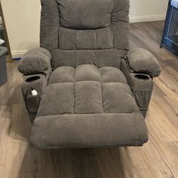 Grey Recliner 