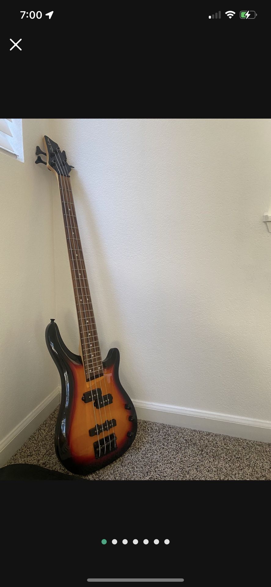 Electric bass guitar 4 string