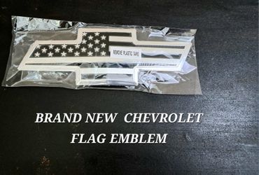 Brand New Chevrolet Black Flag Emblem Front Or Tailgate - $20 (South Fort Worth)
