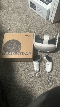 Meta Quest 3 VR Headset with Controllers and Yoges Head Strap