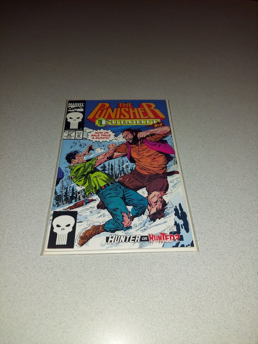 1992 THE PUNISHER #66 COMIC BAGGED AND BOARDED