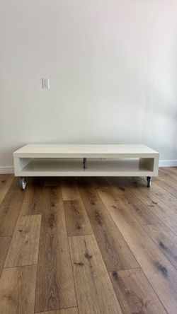 59 inch modern industrial TV stand holds 70in