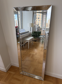 Portfolio Beveled Glass Leaner Mirror