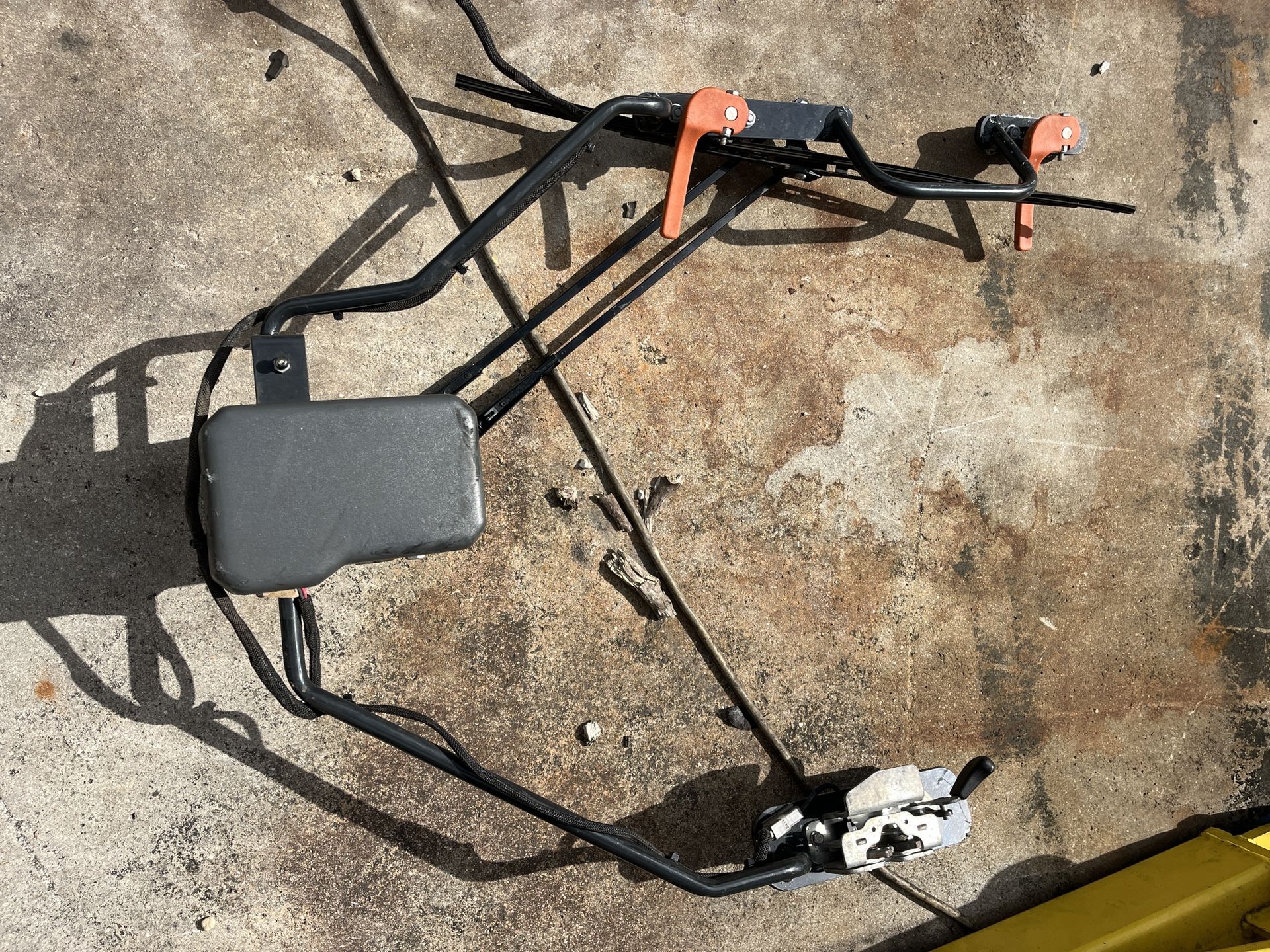 Bobcat Skid Steer Cab Glass Door Assembly (FRAME WITH HARDWARE ONLY NO GLASS)