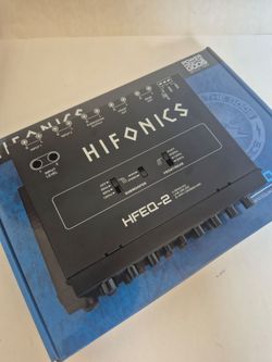 HIFONICS 4 BAND EQUALIZER WITH LINEDRIVE