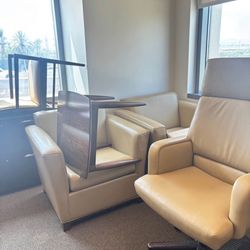 Two Matching Office Chairs 