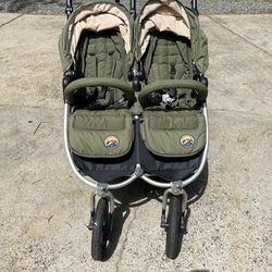 Double Stroller Bumbleride Indie Twin Stroller - Camp Green