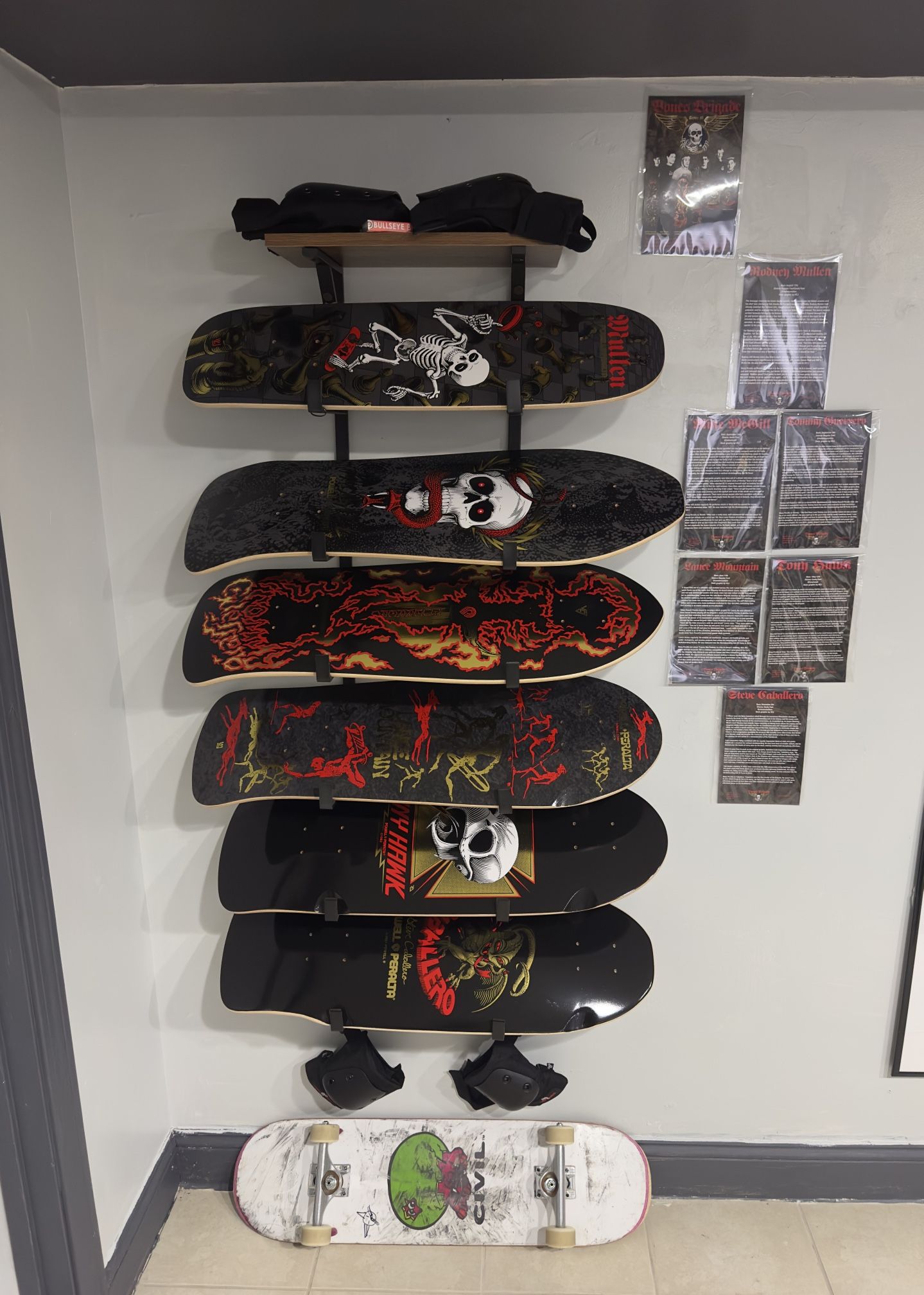 Bones Brigade Complete 16 Series + Tommy Guerrero 15 Series Board And 1988 Thrasher Magazine With Case(Every Thing You Get Included In Pics ($800)