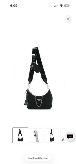 Prada Nylon Re-Edition 2005 Shoulder Bag Smeraldo