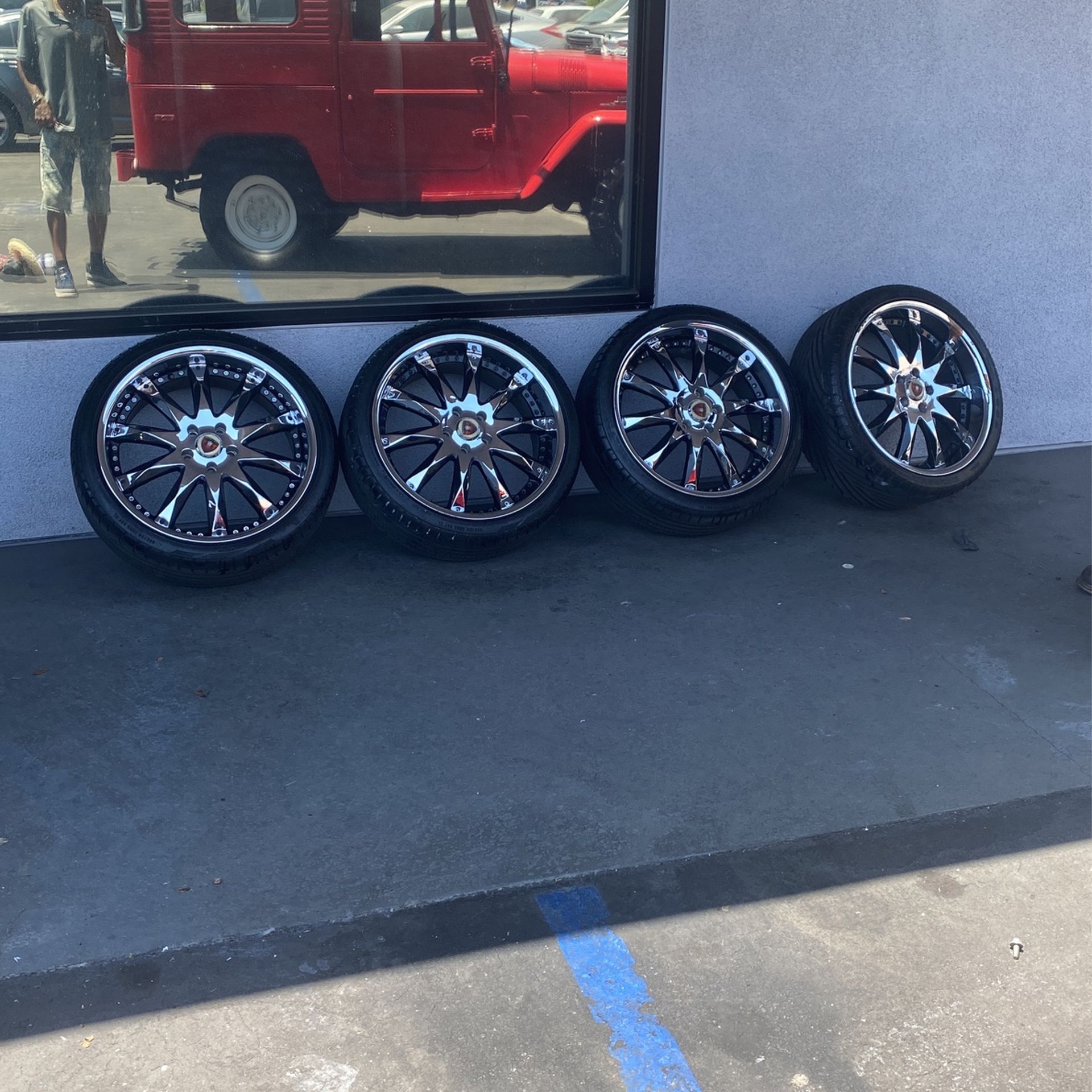20 Inch 5x114 Merceli Wheels Good Tires 
