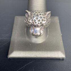 Silver Tiger Ring