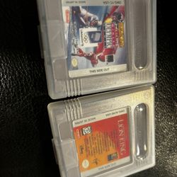 Vintage Game Boy Lion King Olympic Game Lot $20 For The Pair