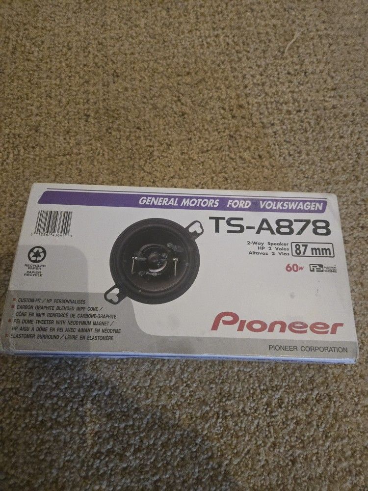 Pioneer 87mm Or 3.5" Dash Speakers