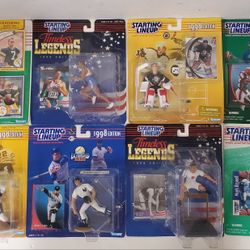 Lot of 8 Starting Lineup Action Figures