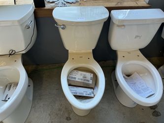 American Standard Cadet PRO Two-Piece Chair Height Elongated Toilet – Bone