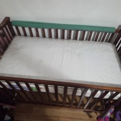 Baby Crib And Mattress