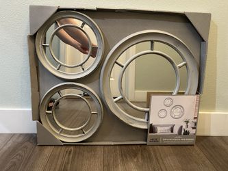 Wall Decor Mirrors Set Of 3