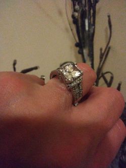 Vintage Sterling Silver925 W Masonite Stone size 7