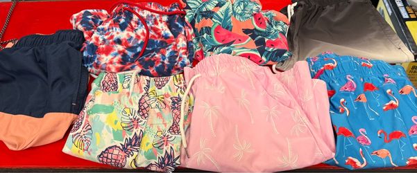 Mens swim shorts size med  $5 each