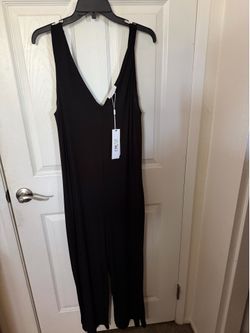 Black one piece sleeveless NEW