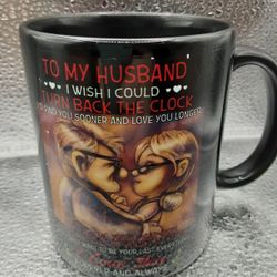 To My Husband Mug With the Characters From Up. 4 Inches Tall.