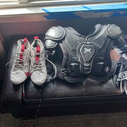 Football Gear, Pads, Oakley Visor 