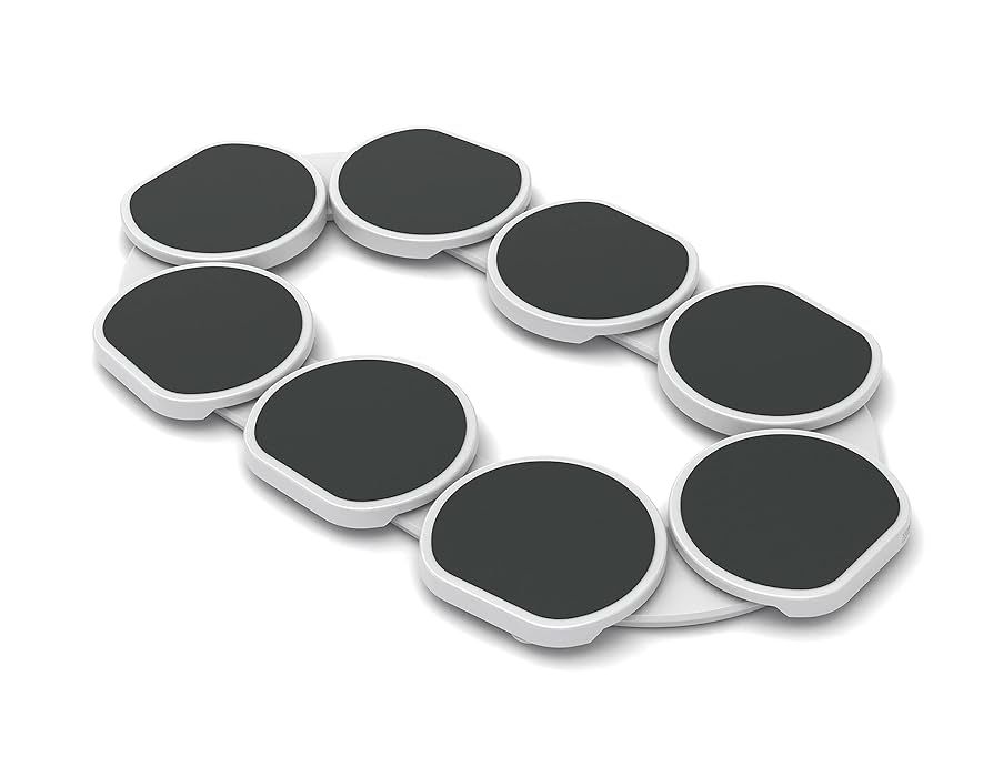 New Original Dark Gray - The Lazy Susan Revolution - The First Patented Lazy Susan Turntable Expandable for Rectangular & Oblong Tables - Kitchen & Di