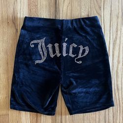 Juicy Couture Embellished Back Biker Short NWT SZ Medium