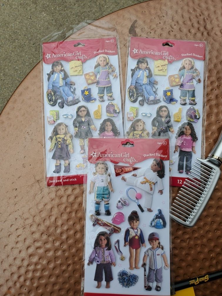 American Girl Stickers, Each, New