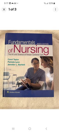 Fundamentals of Nursing (Us Ed) by TAYLOR (2018, Hardcover,  9th Edition)