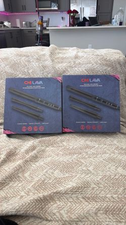 Brand New CHI Lava Interchangeable Curling Wand Set