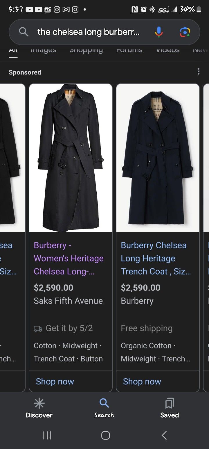 Burberry Long Coat