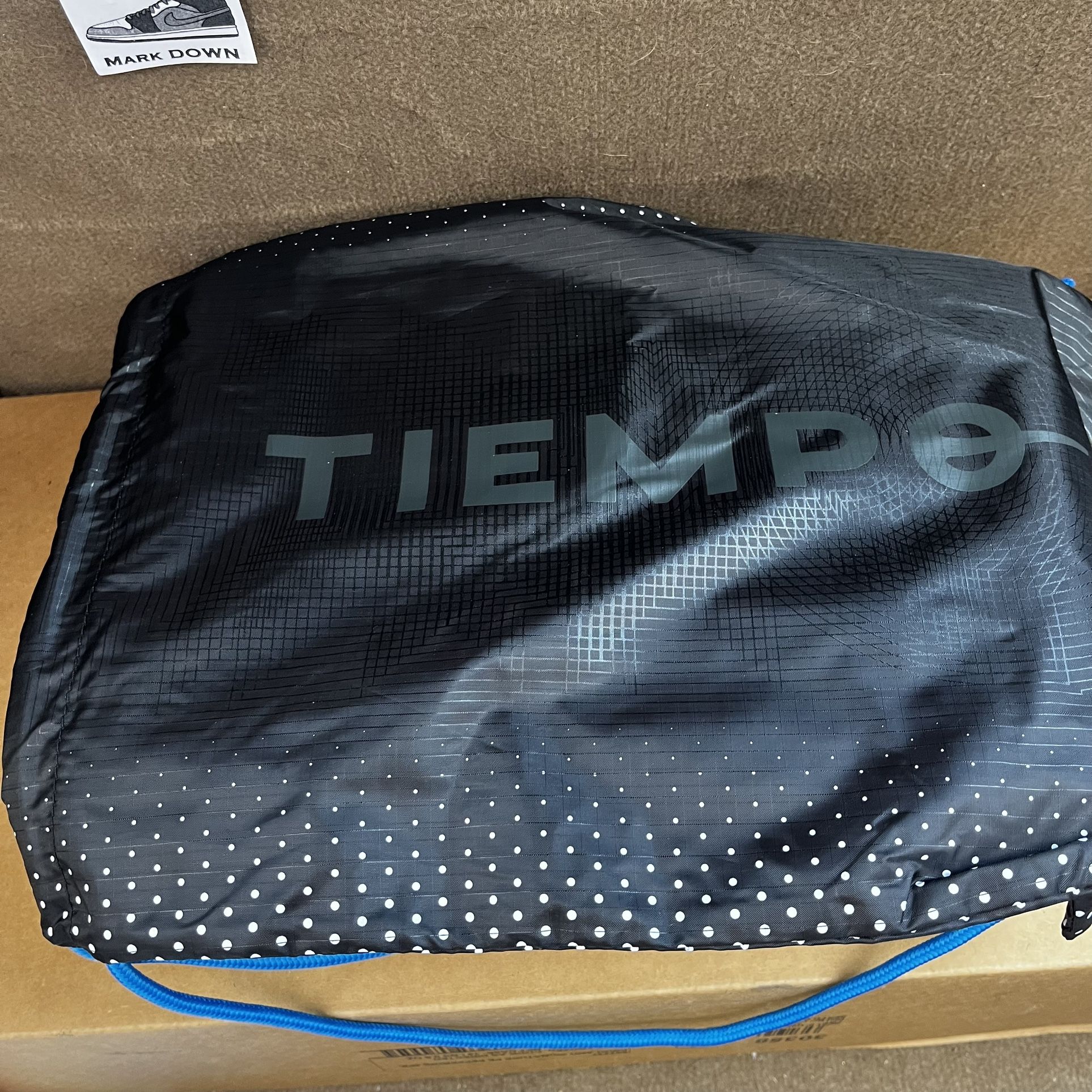 NEW Nike Tiempo Legend 9 Elite FG Black Blue CZ8482 001 Mens Size 7.5, 8, 8.5 With Bag!