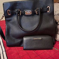 Large Michael Kors Bag and Wallet