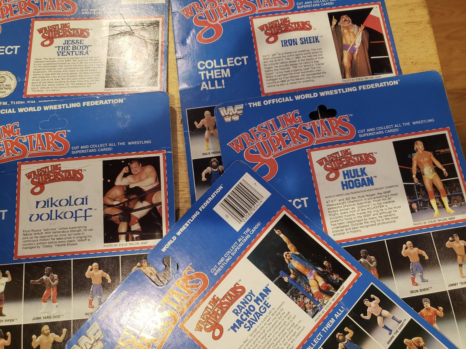 1984 ljn wrestling cards 
