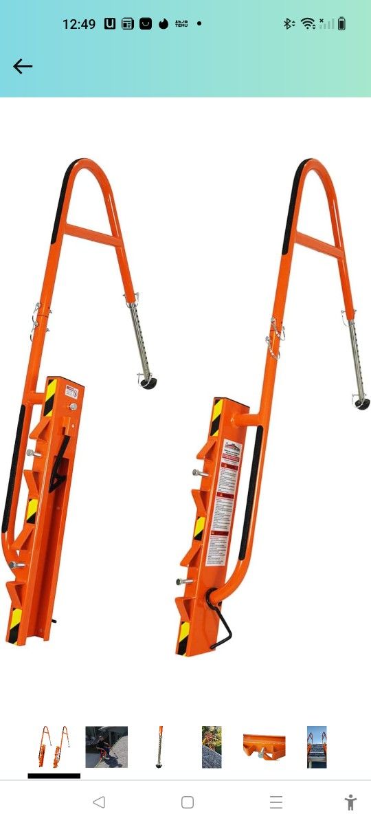 BIGHORN STABILIZER Ultimate Ladder Bridge | Roof Ladder Extension | Ladder Stabilizer for Fall Protection | Essential Roofing Tools | Ladder Accessory
