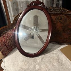 Vintage Mirror- Beautiful Sturdy Wood Frame  