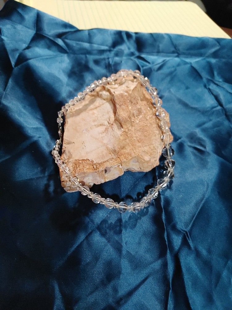 Vintage Crystal beaded choker