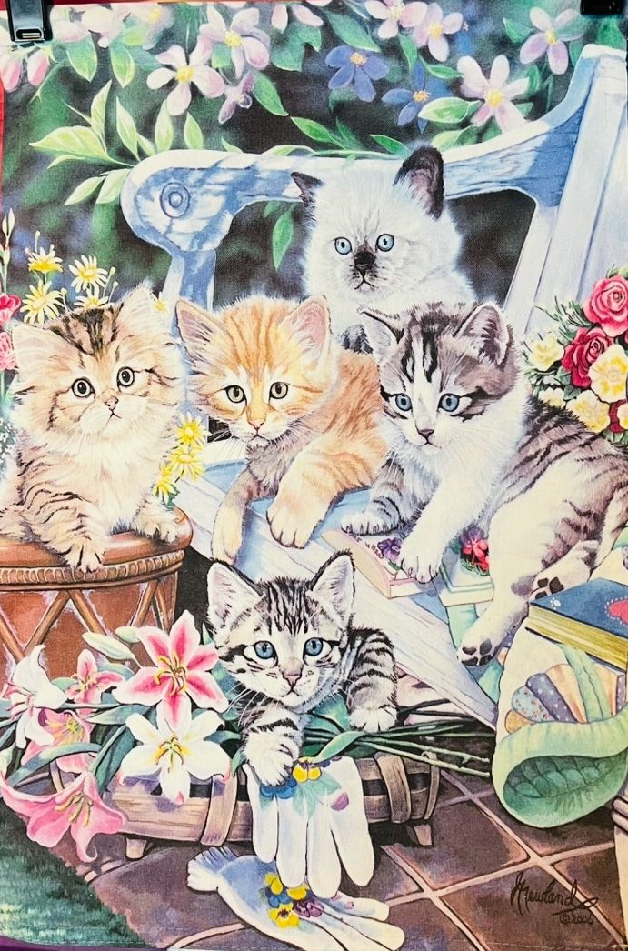 Kittens/Cats Outdoor Garden Flag 2006