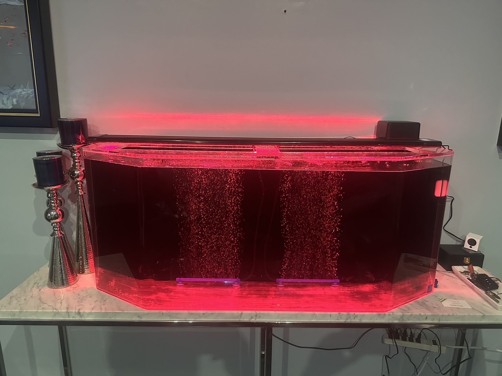 SeaClear System II 55-Gallon Hexagon Acrylic Aquarium
