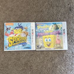 Spongebob Squarepants 3Ds Nintendo Video Games!