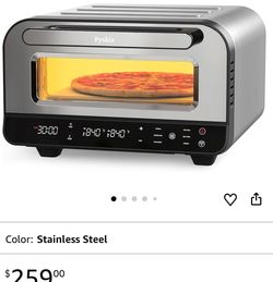 Never used Pyukix Pizza Oven Indoor, Countertop Electric Pizza Maker 12-inch(missing pizza stone)