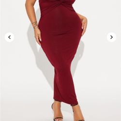 Wine Color Dress